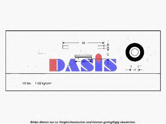 Кришка, радіатор AKS DASIS 751650N