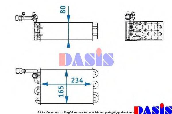 Випарник, кондиціонер AKS DASIS 820860N