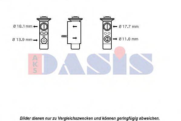AKS DASIS 840094N Расширительный клапан, кондиционер