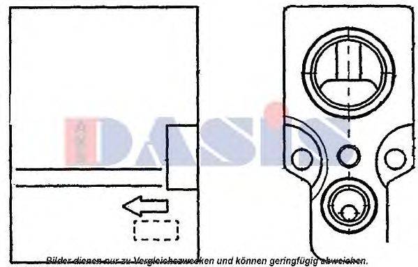 AKS DASIS 840104N Расширительный клапан, кондиционер
