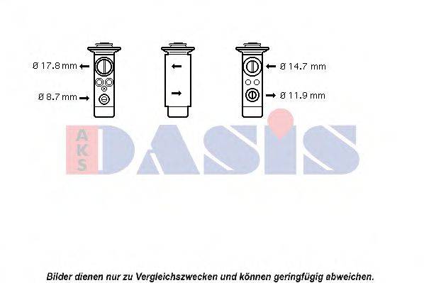 Розширювальний клапан, кондиціонер AKS DASIS 840153N
