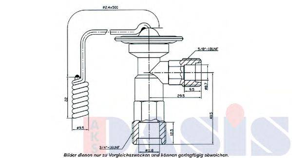AKS DASIS 840370N Расширительный клапан, кондиционер