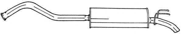 Глушник вихлопних газів кінцевий AKS DASIS SG50657