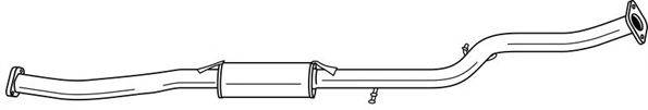 Середній глушник вихлопних газів AKS DASIS SG34402