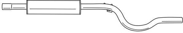 Середній глушник вихлопних газів AKS DASIS SG22413