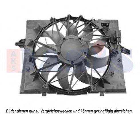 Вентилятор, охлаждение двигателя AKS DASIS 058068N