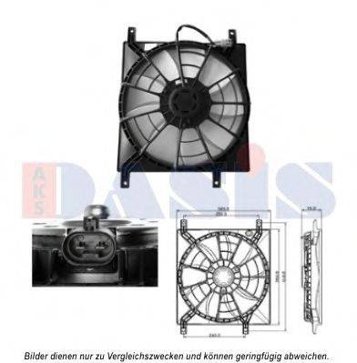 Вентилятор, охолодження двигуна AKS DASIS 088075N