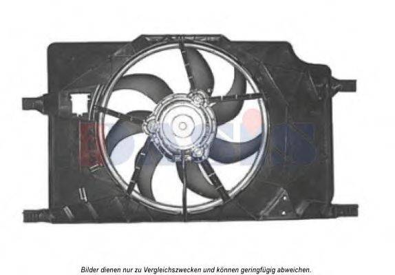 Електродвигун, вентилятор радіатора AKS DASIS 188027N