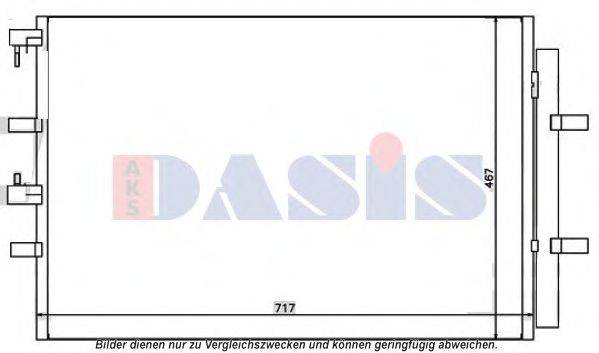 Конденсатор, кондиционер AKS DASIS 092063N