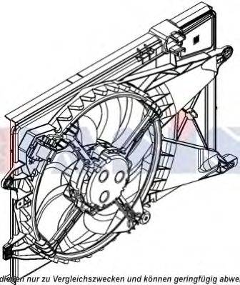 Вентилятор, охлаждение двигателя AKS DASIS 528050N