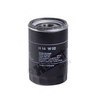 HENGST FILTER H14W02 Масляный фильтр; Гидрофильтр, автоматическая коробка передач; Фильтр, Гидравлическая система привода рабочего оборудования