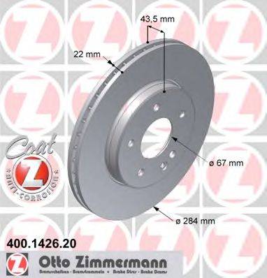 Тормозной диск ZIMMERMANN 400.1426.20