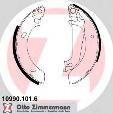 Комплект гальмівних колодок ZIMMERMANN 10990.101.6