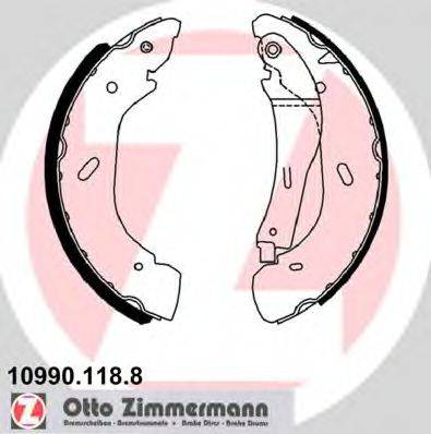 ZIMMERMANN 109901188 Комплект гальмівних колодок