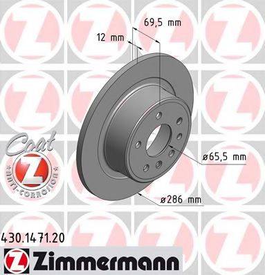 ZIMMERMANN 430147120 Тормозной диск