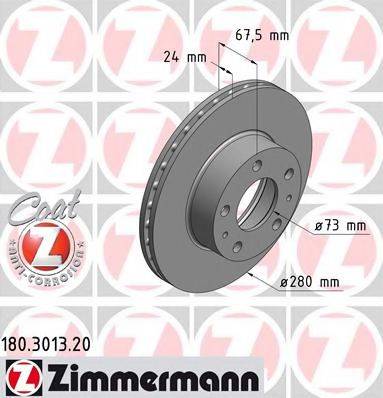 ZIMMERMANN 180301320 Тормозной диск