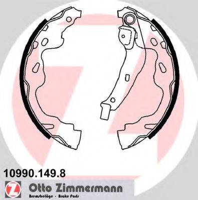 ZIMMERMANN 109901498 Комплект тормозных колодок