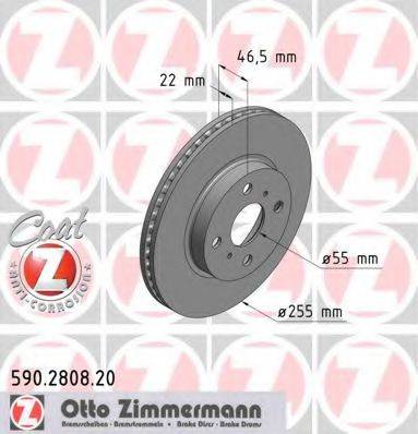 ZIMMERMANN 590280820 Тормозной диск