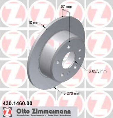 Тормозной диск ZIMMERMANN 430.1460.00