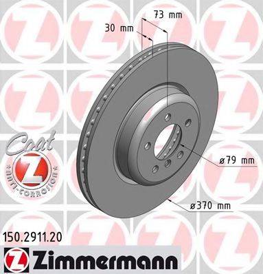 ZIMMERMANN 150291120 Тормозной диск