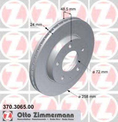 ZIMMERMANN 370306500 Тормозной диск
