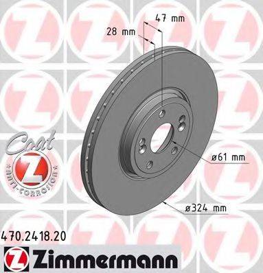 ZIMMERMANN 470241820 Тормозной диск