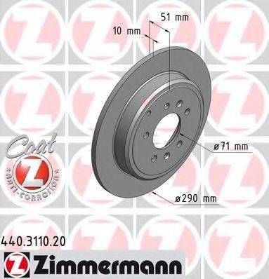 Тормозной диск ZIMMERMANN 440.3110.20