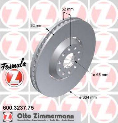 ZIMMERMANN 600323775 Тормозной диск