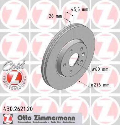 ZIMMERMANN 430262120 Тормозной диск