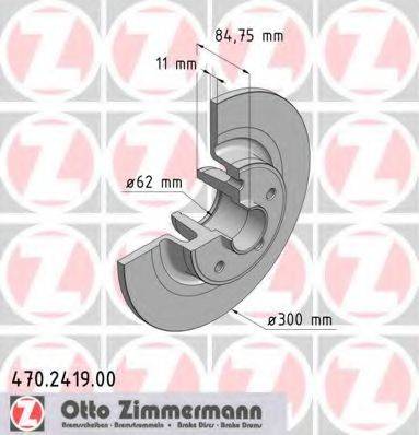 Тормозной диск ZIMMERMANN 470.2419.00