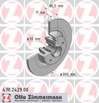 Тормозной диск ZIMMERMANN 470.2429.00