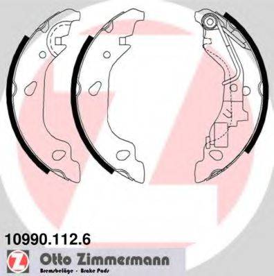Комплект гальмівних колодок ZIMMERMANN 10990.112.6