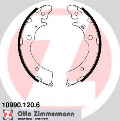 ZIMMERMANN 109901206 Комплект тормозных колодок