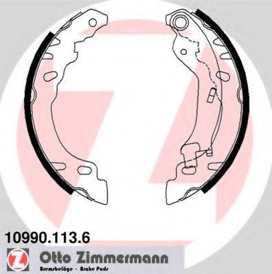 ZIMMERMANN 109901136 Комплект тормозных колодок