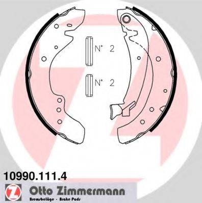 Комплект гальмівних колодок ZIMMERMANN 10990.111.4