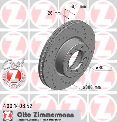 Тормозной диск ZIMMERMANN 400.1408.52