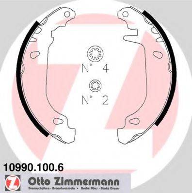 ZIMMERMANN 109901006 Комплект тормозных колодок