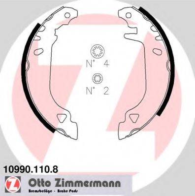 Комплект тормозных колодок ZIMMERMANN 10990.110.8