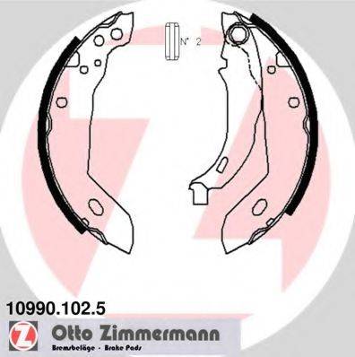 ZIMMERMANN 109901025 Комплект тормозных колодок