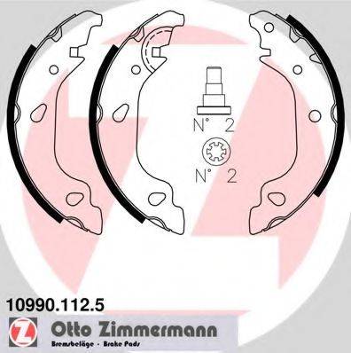 Комплект тормозных колодок ZIMMERMANN 10990.112.5
