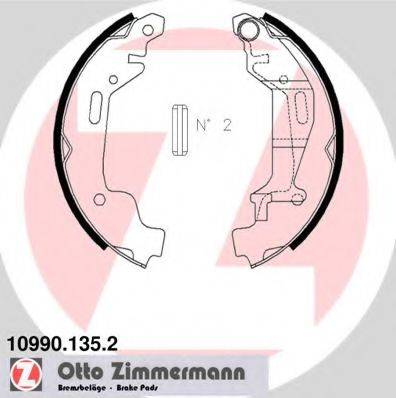 ZIMMERMANN 109901352 Комплект гальмівних колодок