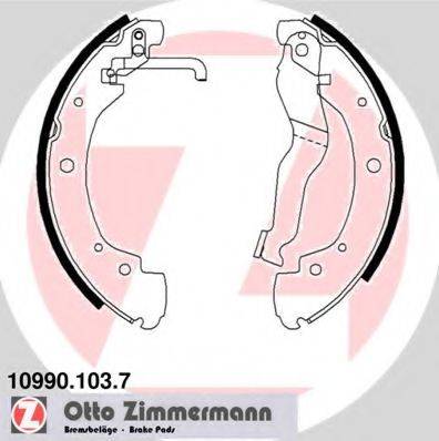 ZIMMERMANN 109901037 Комплект тормозных колодок