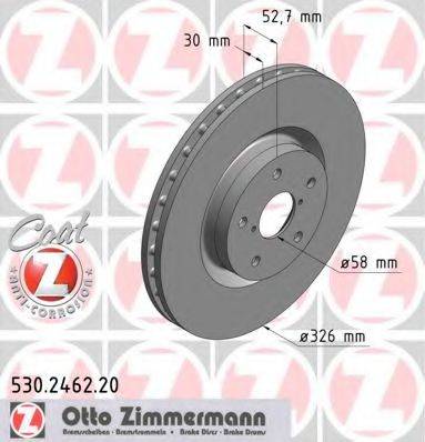 ZIMMERMANN 530246220 Тормозной диск