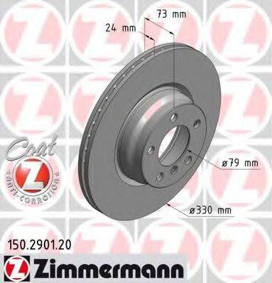 ZIMMERMANN 150290120 Тормозной диск