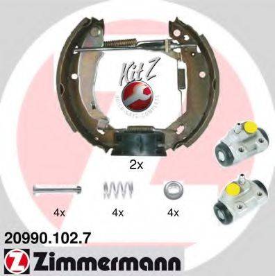 ZIMMERMANN 209901027 Комплект тормозных колодок