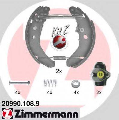 Комплект гальмівних колодок ZIMMERMANN 20990.108.9