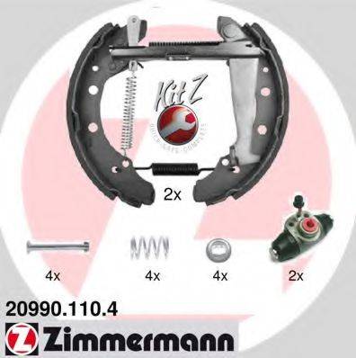 ZIMMERMANN 209901104 Комплект тормозных колодок