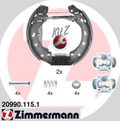 Комплект гальмівних колодок ZIMMERMANN 20990.115.1