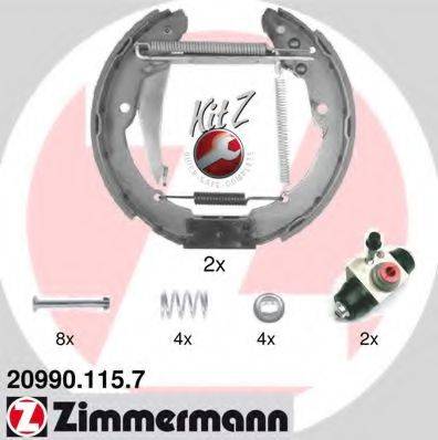ZIMMERMANN 209901157 Комплект тормозных колодок