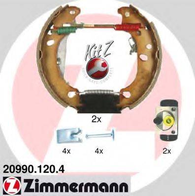 Комплект гальмівних колодок ZIMMERMANN 20990.120.4